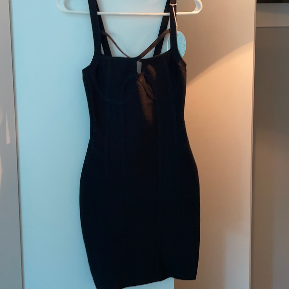 Brand new with tags HOTTTT little black bandage dress